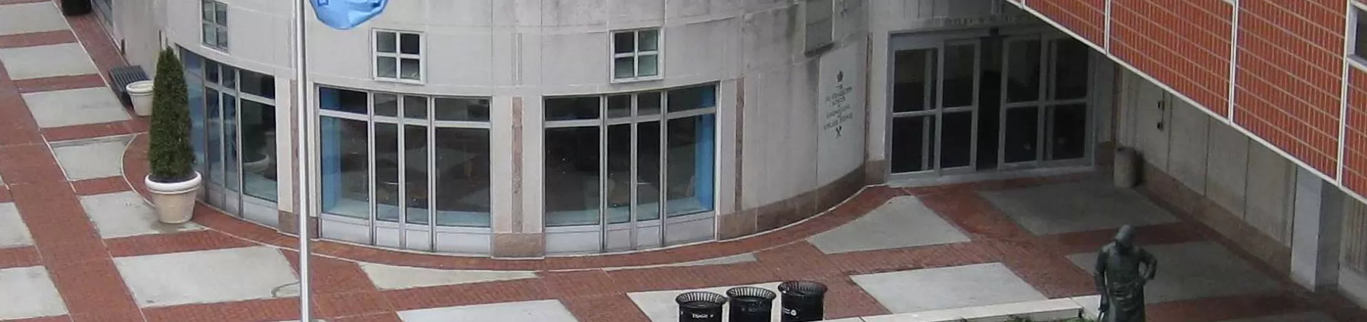 Mudd Plaza from above