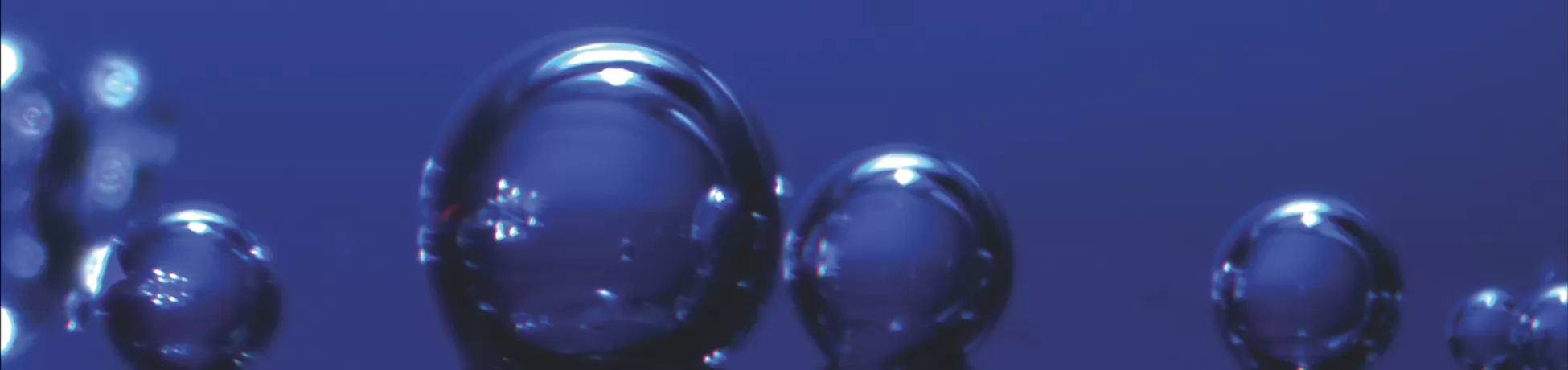 A close-up of bubbles in a liquid